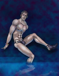 1boy balthier final_fantasy final_fantasy_xii male_only muscular speedo tagme water