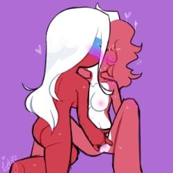 2girls breasts canada_(countryhumans) countryhumans countryhumans_girl cum female female_only finger_fuck fingering kissing kittenfacesins lesbian_sex masturbation multiple_girls russia_(countryhumans) yuri