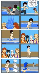 ass embarrassed embarrassed_nude_femboy english_text enm female femboy lost_swimming_trunks lost_swimsuit male nairod103098 nude pool spanish_text speech_bubble swimming_trunks swimming_trunks_malfunction