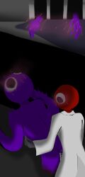 artist_request black_eyes blush cum cum_in_ass fucked_from_behind in_heat lab_coat leaking_cum motion_blur motion_lines no_mouth purple_(rainbow_friends) purple_body purple_skin rainbow_friends red_(rainbow_friends) red_body roblox roblox_game scientist sex tagme vent