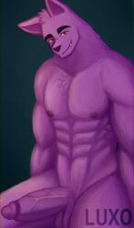 1boy abs anthro areola balls bernard_(ok_k.o.!_lbh) biceps big_balls big_muscles big_penis biped boner bottomless canid canine canis cartoon_network clothed clothing digital_media_(artwork) erection eyebrows fur furry gay genitals glans hi_res humanoid_genitalia humanoid_penis luxoh male male_only mammal muscular muscular_anthro muscular_male nipples nude ok_k.o.!_let's_be_heroes open_mouth pecs penis pubes quads simple_background sitting smile solo thick_penis thick_thighs vein veiny_penis were werecanid werecanine werewolf wolf yiff