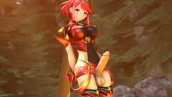 pyra from xenoblade (series) by ecchibread