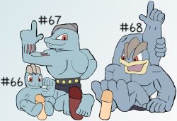 2023 2_toes 5_fingers 5_toes ambiguous_gender barefoot erection feet fingers foot_fetish foot_play footjob gay generation_1_pokemon genitals hi_res machamp machoke machop male muscular nintendo penis pokemon pokemon_(species) secretsableye sex simple_background smile text toes yaoi