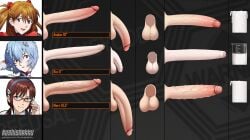 2022 3futas asuka_langley_sohryu balls big_penis commission cum cum_size_chart cum_size_comparison cum_size_difference cum_volume_chart erect_penis erection flaccid_penis foreskin futa_only futanari glasses high-angle_view huge_cock huge_penis human kushishekku large_penis light-skinned_futanari light_skin mari_illustrious_makinami measurements neon_genesis_evangelion nude_futanari pale-skinned_futanari pale_skin penis penis_chart penis_measuring penis_size_chart penis_size_comparison penis_size_difference rebuild_of_evangelion rei_ayanami solo_futa testicles text uncensored vein veins veiny_penis