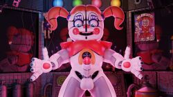 1futa 3d 3d_(artwork) artist_request baby_(fnafsl) big_balls big_penis blender blender_(software) blue_eyes circus_baby circus_baby_(fnaf) circus_baby_(original) cum_drip dick five_nights_at_freddy's five_nights_at_freddy's:_sister_location full_color futa_only futanari looking_down m0nk3y no_penetration orange_hair penis red_lipstick robot robot_girl robot_penis solo source_request suprised_look white_body white_skin