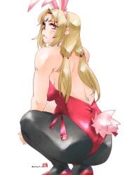 1girls ass ass_focus bare_legs bare_shoulders biting_lip blonde_hair boruto:_naruto_next_generations brown_eyes bubble_ass bubble_butt bunny_ears bunny_girl bunny_tail bunnysuit cleavage clothed clothing curvaceous curvy curvy_body curvy_female curvy_figure dat_ass fake_animal_ears fake_tail female female_focus female_only fishnet_legwear fishnets footwear forehead_jewel forehead_mark hi_res high_resolution highres light-skinned_female light_skin lips lipstick looking_at_viewer looking_back makeup mature mature_female mike156 naruto naruto_(classic) naruto_(series) naruto_shippuden pale-skinned_female pale_skin pantyhose pink_lips pink_lipstick pinup presenting_ass presenting_butt shounen_jump sideboob solo solo_female solo_focus squatting thick_thighs thighs tied_hair tsunade twintails voluptuous