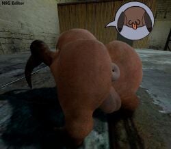 3d_(artwork) alien anus ass balls digital_media_(artwork) garry's_mod genitals half-life half-life_2 headcrab male male_only not_furry nsg_editor nude solo solo_focus tagme valve