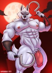 1boy abs absurd_res anthro canid canine canis death_(puss_in_boots) dreamworks hi_res invalid_tag male_only mammal muscular pecs puss_in_boots_(dreamworks) solo solo_male wardraws wolf