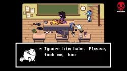 1boy 2d 2d_animation 2girls accurate_art_style animated avian belly_inflation berdly blonde blue_feathers brown_fur brown_hair caught_in_the_act classroom crying crying_with_eyes_open cum deer deer_girl deltarune futa futa_on_female futadom futanari futanari_penetrating girl_on_girl ignoring longer_than_30_seconds mayin nerd noelle_holiday on_desk on_knees pixel_animation pixel_art public purple_scales reptile school schoolgirl sound sprite sprite_art standing susie_(deltarune) tagme video watching