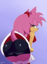 1girls amy_rose anthro ass ass_focus ass_up bangs bedroom_eyes bent_over big_ass big_breasts big_butt bigdon1992 black_shorts boots bracelet breasts butt_focus clothed digital_media_(artwork) edit edited female from_behind gloating gloves green_eyes headband hedgehog horny huge_ass huge_breasts large_ass nyuroraxbigdon pink_fur presenting presenting_hindquarters seductive seductive_eyes seductive_look seductive_smile sega short_hair shorts showing showing_ass showing_off smiling smirk sole_female sonic_(series) sonic_the_hedgehog_(series) thick_thighs tight_shorts upskirt