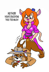 chip chip_'n_dale_rescue_rangers dennis_clark disney from_behind gadget_hackwrench pegging rape strap-on