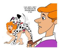 101_dalmatians anita_radcliffe bestiality canine dennis_clark disney dog female fur male mammal pongo pussy rape_face roger_radcliffe straight zoophilia