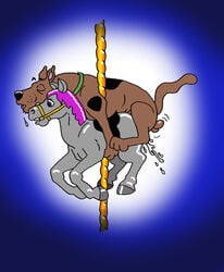 carousel carousel_horse dennis_clark hanna-barbera scooby-doo scooby-doo_(character) tagme testicles what