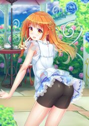 1boy ass big_ass crossdressing femboy girly male natsusora_wakana nobady orange_hair original original_character tagme trap