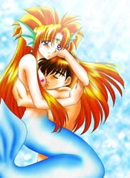 blush born_free breasts dragon_quest dragon_quest_ii medium_breasts mermaid nude prince_of_lorasia prince_of_samantoria rule_63