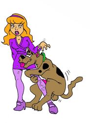 canine daphne_blake dennis_clark female hanna-barbera human interspecies male penis scooby-doo scooby-doo_(character) straight tagme zoophilia