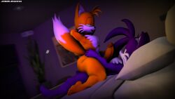 2boys cowgirl_position erect_penis erection gay jasie_the_fox male male/male male_penetrated male_penetrating oc original_character penis sonic_(series) tagme tails