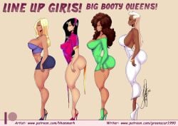 4girls 5_fingers african african_female asian asian_female ass athletic athletic_female beauty_mark big_ass big_breasts big_butt big_hips bimbo black_hair blonde_hair blue_eyes breasts busty cleavage color crossover curvaceous curves curvy curvy_figure dark-skinned_female dark_skin digital_media_(artwork) disney disney_channel dress eyebrows eyelashes eyes female female_focus female_only fit fit_female henrik-drake hhammerh high_heels hips hourglass_figure huge_ass human kim_possible kyoko_yoshiko large_ass large_breasts legs lips lipstick long_hair mature mature_female milf mole mole_above_mouth multiple_girls platform_heels queen_la rsahnp signature tarzan_(1999_film) the_legend_of_tarzan thick thick_ass thick_hips thick_legs thick_lips thick_thighs thighs toned toned_female vivian_porter voluptuous waist wide_hips