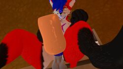 animal_genitalia animal_genitals animal_penis anthro anthro_only blue_penis canine_genitalia canine_genitals canine_penis fox fur furry furry_only male male_only penis rain_jur red_fox red_fur rexouium tagme twitter url vr_media vrchat vulpine white_belly