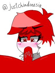 ._. 1boy 1girls countryhumans countryhumans_girl fellatio indonesia_(countryhumans) medium_hair oral philippines_(countryhumans) yuri_adwins