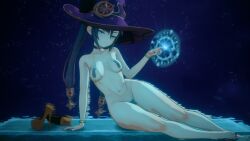 mona (genshin impact) from genshin impact by ob sidian