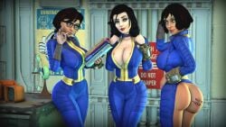 2k_games 3d 3girls alternate_version_available animated animation ass_grab athletic athletic_female bethesda_softworks big_breasts bioshock bioshock_infinite black_hair blue_eyes breasts breeding_kink brown_hair burial_at_sea busty cleavage clothing cloud_chamber_studios computer crossover curvy dark_hair electronics elizabeth_comstock engineer eyebrows eyelashes fallout female fit fit_female glasses hips hourglass_figure huge_breasts impregnation_kink large_breasts light-skinned_female light_skin lips long_black_hair long_hair lordaardvark mature mature_female mp4 no_sound pale_skin pawg pip-boy ponytail sfm short_black_hair short_hair source_filmmaker thick thick_legs thick_thighs thighs top_heavy upper_body vault_suit video video_game_character voluptuous waist wide_hips wristwear