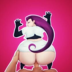 ass big_ass big_butt big_penis black_penis curvy fanart jessie_(pokemon) mature partial_male pokemon purple_eyes purple_hair satoshi_(pokemon) sex voluptuous xxxlolxxx