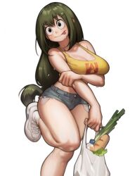 tsuyu asui from my hero academia by lentiyay