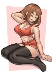ochako uraraka from my hero academia by lentiyay