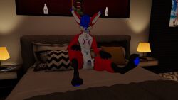 animal_genitalia animal_genitals animal_penis anthro anthro_only blue_hair blue_penis canine_genitalia canine_genitals canine_penis fox fur furry furry_only male male_only penis rain_jur red_fox red_fur rexouium tagme twitter url vr_media vrchat vulpine white_belly