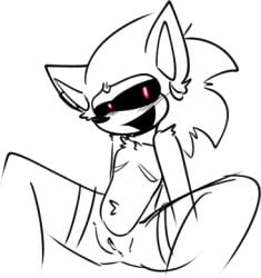 cuntboy curse_(sonic.exe) furry intersex kenji_grimm pussy sega solo sonic.exe sonic.exe_(series) sonic_(series) sonic_the_hedgehog_(series) spread_legs spreading tagme