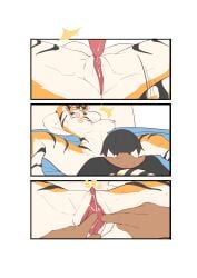 arknights aspirindabaitu big_breasts breasts clitoris female fingering furry licking_pussy mx99926 nipples spread_legs spread_pussy squirting tongue_fucking waai_fu_(arknights)