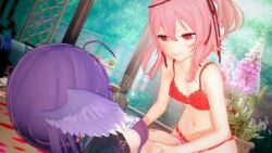 1futa 1girls 3d animated belly_bulge big_breasts clothed clothing female futa_on_female futanari human koikatsu mitygon mostly_nude mp4 nijisanji nijisanji_en no_sound rosemi_lovelock selen_tatsuki stomach_bulge tagme video virtual_youtuber vtuber