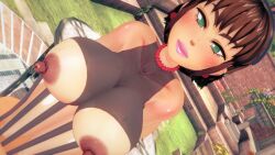 1girls 3d 3d_(artwork) big_breasts bunnysuit female female_only illusion_soft johnny_test_(series) koikatsu koikatu lila_test milf solo sun_light