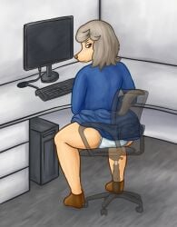 lordcuckness oc office sitting tagme