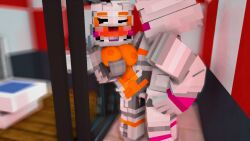 3d five_nights_at_freddy's fnaf funtime_foxy_(fnaf) funtime_foxy_(fnafsl) lolbit_(fnaf) mine-imator minecraft minecraft_youtubers oddities