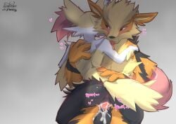 alternate_version_available anthro arcanine balls bodily_fluids braixen cum cum_in_pussy cum_inside cum_on_balls daughter duo embrace father father_and_child father_and_daughter female fog genital_fluids genitals heart hi_res hug incest knot knotting licking male male/female nintendo page_4 parent parent_and_child pokemon pokemon_(species) size_difference storm_(artist) text tongue tongue_out