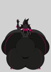 big_ass big_penis blade_wolf bubble_butt bulge huge_ass huge_cock muffyhecc penis thick_thighs wide_hips