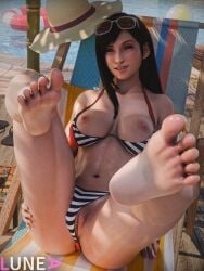 1girls 3d areolae asian asian_female big_breasts bikini bikini_aside blender breasts cute feet feet_focus female final_fantasy final_fantasy_vii foot_fetish light-light_skin light-skinned_female light_skin looking_at_viewer lunea naked nipples partially_clothed petite pool poolside pussy realistic resort smile smiling smiling_at_viewer summer sunny tifa_lockhart vagina wet wet_body
