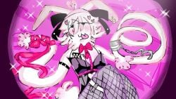 drawing2 rabbit_ears rabbit_hole_(vocaloid) stretchy stretchy_arms