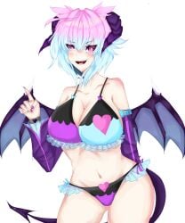 2021 artist_upload big_breasts bigoldstinker bikini fanart gacha_resort gacha_world lunith self_upload sfw succubus