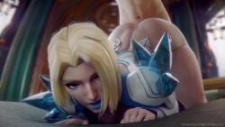 1boy 1boy1girl 1girls 3d 3d_animation all_fours animated ass ass_jiggle blonde-haired_female blonde_hair blue_lipstick breasts breasts_out brown_hair clothed doggy_style emma_frost emma_frost_(marvel_rivals) faceless_male fpsblyck fucked_from_behind jiggling_ass large_breasts male marvel marvel_rivals mp4 no_sound on_bed penetration penetration_from_behind pounding sex sex_from_behind short_video shorter_than_30_seconds straight tagme thick_legs thick_thighs video