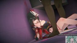 3d black_hair blush bondage breasts censored criss-cross_halter dark-skinned_male female fox_mask gradient_hair halterneck hand_on_another's_neck hard_sex hardcore hardcore_sex holomonxx honkai:_star_rail honkai_(series) hrmn7 interracial koikatsu long_hair lying lying_on_person male mark_under_both_eyes mask mask_on_head mosaic_censoring multicolored_hair neck_grab nude on_stomach open_mouth pink_eyes prone_bone rape raped red_hair restrained rolling_eyes rough_sex sex small_breasts soles sparkle_(honkai:_star_rail) spitroast stationary_restraints straight strangling sweat tagme tongue tongue_out twintails video