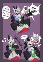 balls bingles_(ipskrimson) breasts bunny cabbit chips_(food) cock comedy comic female femboy hybrid ippa_(ipskrimson) ippy_(ipskrimson) ipskrimson male pringles pringles_can pringles_fleshlight thick_thighs