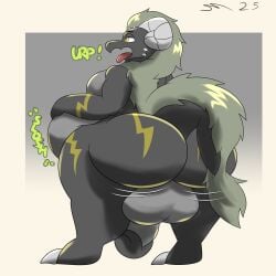 absurd_res anthro belly big_belly dirtymac dragon female female_prey grey_body grey_hair hair hi_res hyper hyper_balls hyper_belly hyper_butt hyper_penis hyper_thighs male male_pred mythological_creature mythological_scalie mythology oral_vore overweight overweight_anthro overweight_male post_vore_weight_gain scalie stripes vore vore_belly yellow_eyes