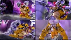 2025 3d_(artwork) 4_panel_comic anal anthro armband balls big_balls big_muscles big_nipples big_pecs big_penis blush bodily_fluids boo_(mario) bowser bracelet brick_wall chained_cuffs chains claws collar cum cum_inside cum_while_penetrated dialogue digital_media_(artwork) dragon_koopa english_text fellatio floating furry furry_male gangbang gay gay_sex genital_fluids genitals ghost glistening glistening_body glowing glowing_eyes group group_sex hair hi_res holding_head huge_balls huge_cock huge_nipples huge_pecs humanoid humanoid_male humanoid_on_anthro hypnosis jewelry king king_boo koopa luigi's_mansion male male/male mario_(series) mind_control moonwulf motion_blur motion_lines muscular night nintendo nipples one_eye_closed oral orgasm orgy pecs penetration penile penis pink_nipples pubes purple_nipples red_eyes red_hair red_pubes reptile rough_sex scalie sculpture sex shell source_filmmaker_(artwork) spiked_armband spiked_bracelet spiked_collar spiked_shell spikes spikes_(anatomy) spiral spiral_eyes spirit statue sweat text thick_arms thick_penis thick_thighs wall_(structure) white_body white_claws wink yaoi yellow_body