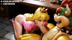 16:9 1boy 1girls 3d ai ai_art ai_assisted ai_generated animated animation anthro anthro_on_human aroused ass blonde_hair blowjob blue_eyes boob bowser breasts cleavage cock cumshot dick erection female forced furry furry_male genitals girl hi_res high_resolution highres huge_cock human human_on_anthro indoors interspecies koopa large_breasts large_penis light-skinned_female light_skin male male/female mammal mario_(series) mature mature_female mature_male moan moaning moaning_in_pleasure moans mp4 nintendo patreon penis penis_in_mouth pov princess_peach pussy rape raped realistic reptile rough_sex saliva scalie senpaicham sex sexy shorter_than_10_seconds shorter_than_30_seconds sound sound_edit sound_effect sound_effects straight straight_sex tagme uncensored veins veiny_penis video widescreen yellow_hair yellow_skin