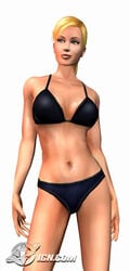 bikini black_bikini blonde_hair elise_riggs ssx