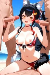 ookami mio from hololive by chitoque