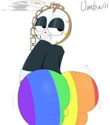 1boy ass ass_expansion backsack balls big_ass big_butt black_eyes blush blush_lines bootylicious bubble_ass bubble_butt butt butt_expansion dandy's_world dyle_(dandy's_world) fat_ass fat_butt fully_clothed giggle giggling grin grinning horny horny_male huge_ass huge_butt looking_back male male_only ombuiii roblox seductive shaking_ass shaking_butt smug soft_ass soft_butt solo thick_ass thick_butt white_background wobbling_ass wobbling_butt